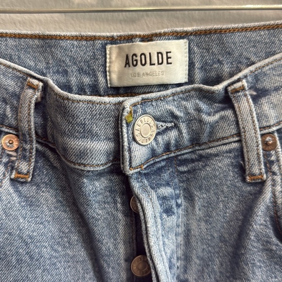 Agolde Light Wash Denim Jeans - Picture 2 of 5
